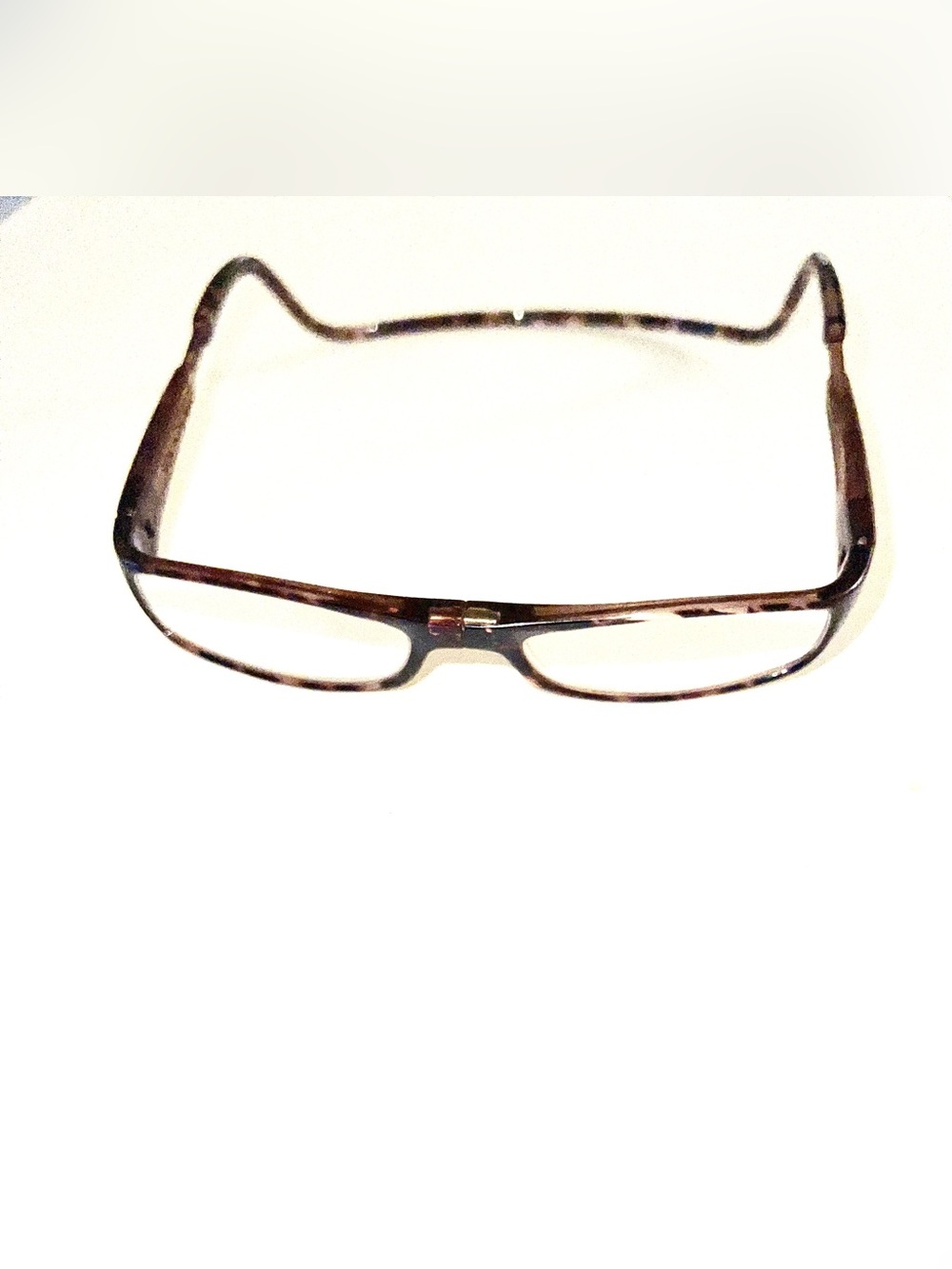 CliC Original Tortoise Magnetic Reading Glasses +2.50 Neckband 6253388